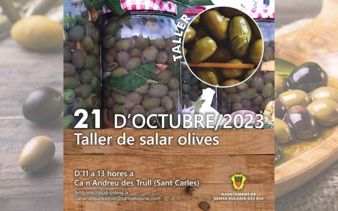 Apúntate al Taller de salar olivas en Sant Carles de Peralta y sumérgete en la Ibiza tradicional