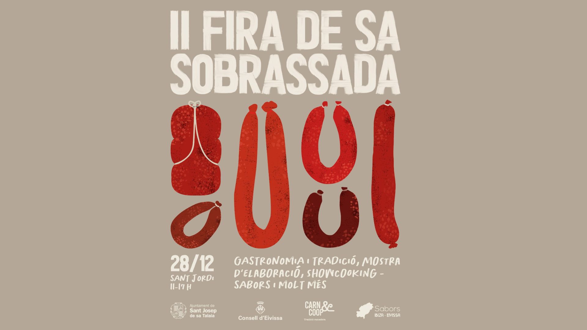 Cartel fira de la sobrasada Eivissa